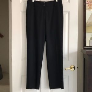 Talbots black wool pants sz 10 almost new fully lined straight leg